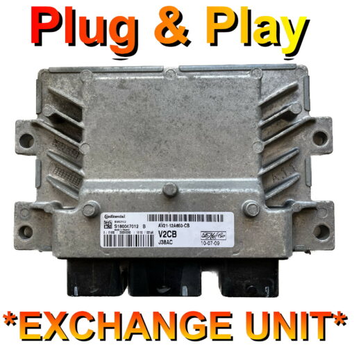 Ford ECU S180047012 | AV21-12A650-CB | V2CB | Plug+Play | Exchange Unit