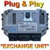 Peugeot Citroen ECU Bosch ME7.4.5 | 0261208906 | 9662060680 | Plug+Play Exchange unit