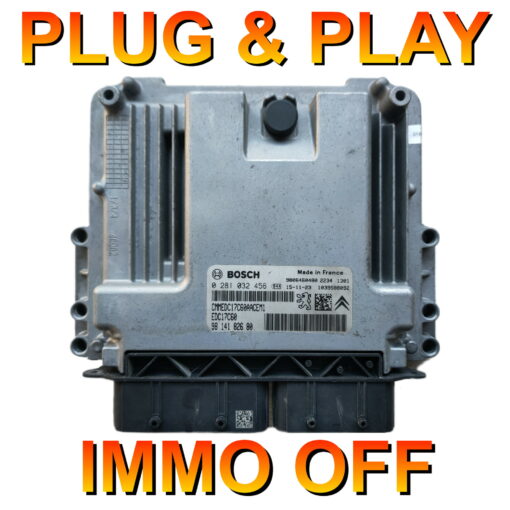 Peugeot Citroen ECU Bosch 0281032456 | 9814182680 | EDC17C60 |  Plug+Play  IMMO OFF!