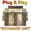 Citroen Peugeot 1.4 ECU Sagem 9652202780 | 9644625680 | S2000-2A | Plug+Play Exchange unit