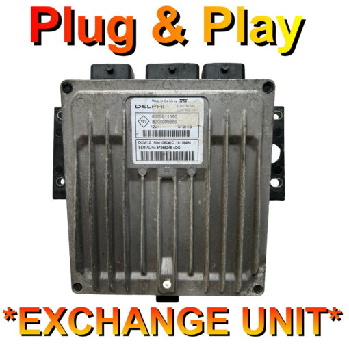 Renault ECU Delphi 8200911560 | 8200909666 | DCM1.2 | Plug+Play Exchange unit