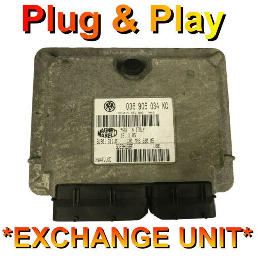 Seat ECU Magneti Marelli 036906034KC | IAW4TV.KC |  Plug+Play    - Exchange unit