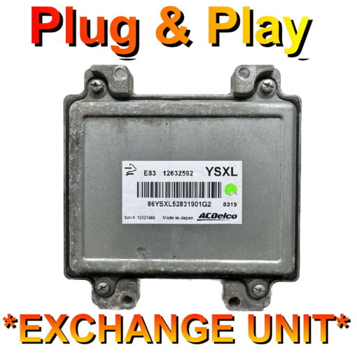 Vauxhall Opel ECU | 12632592 | YSXL | SERV:12621466 | Plug+Play Exchange Unit