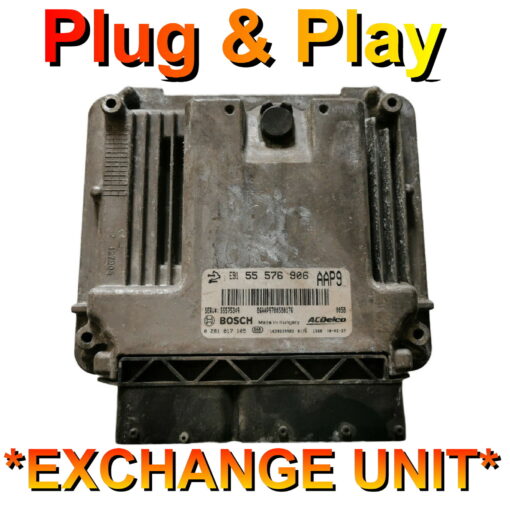 Vauxhall Opel Insignia ECU Bosch 0281017105 | 55576906 | AAP9 | Plug + Play Exchange unit