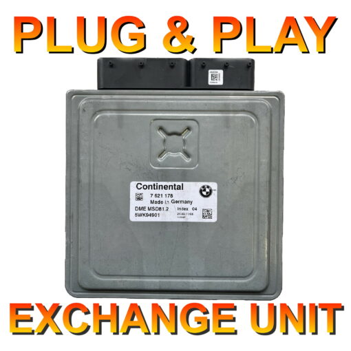 BMW ECU Siemens MSD81.2 | 5WK94901 | 7621178 | Plug+Play Exchange unit - Image 2