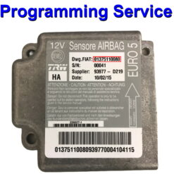 Citroen Fiat Peugeot Boxer Ducato Relay Airbag ECU TRW 01375110080 - Programming / Reset / Repair Service