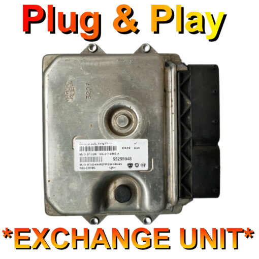 FIAT ECU MJD8F3.D4 | 55255948 | HW2FP | Plug+Play | Exchange Unit