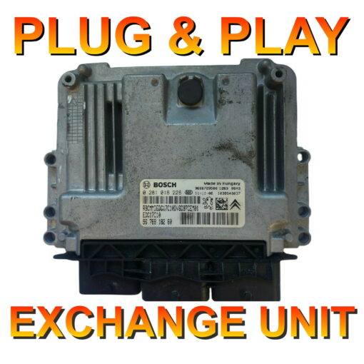 Peugeot Citroen ECU 0281018228 | 9678818280 | EDC17C10 | Plug+Play Exchange Unit