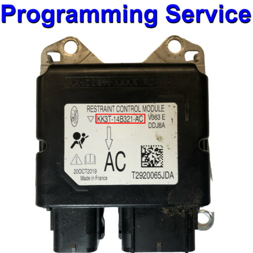 Ford Transit Airbag ECU KK3T-14B321-AA / AB / AC / BC / CA - Programming / Reset / Repair Service