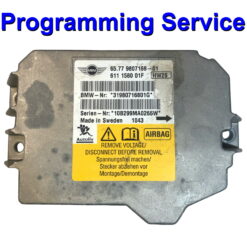 BMW Mini Airbag ECU Autoliv 65.77-9807168 | 611158001F - Programming / Reset / Repair Service