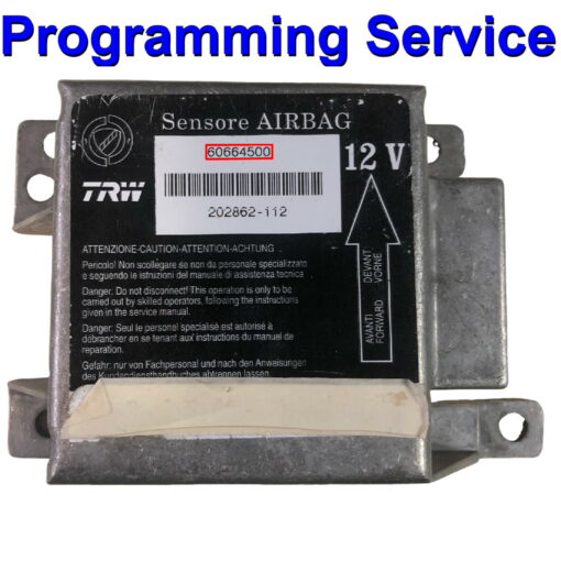 Alfa GTV Spider Airbag ECU 60664500 TRW 202862 - Programming / Reset / Repair Service