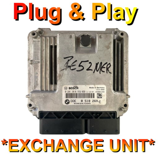 BMW ECU Bosch EDC17C50 | 0281018552 | DDE8518269 | Plug+Play Exchange unit