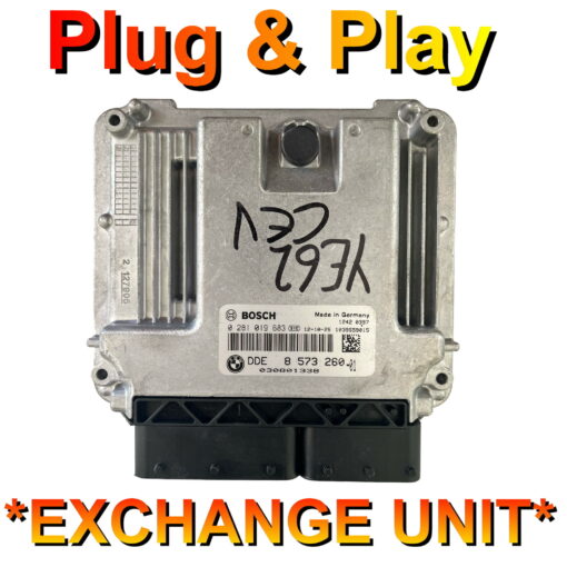 BMW ECU Bosch EDC17C50 | 0281019683 | DDE8573260 | Plug+Play Exchange unit