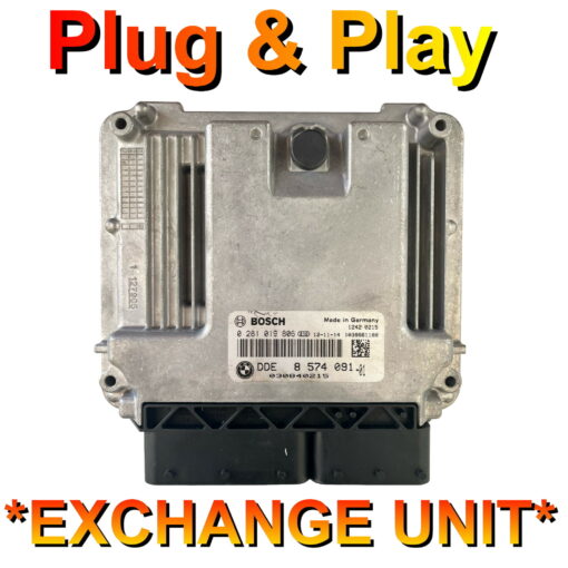 BMW ECU Bosch EDC17C50 | 0281019806 | DDE8574091 | Plug+Play Exchange unit