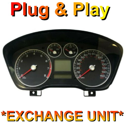 Ford Focus Instrument Cluster 4M5T-10849-MP / Clocks / Dash / Exchange Unit / Refurbished unit