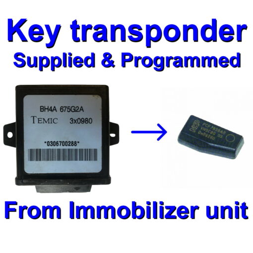 Mazda MX5 - 323 Temic Immo Unit | BH4A-xxx KB94-xxx | Key Transponder Supply / Programming Service - Image 3