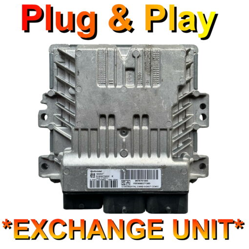 Peugeot Citroen ECU SID807 | S180075002 | HW9666571380 | 9676761080 | Plug+Play Exchange unit