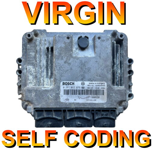 Renault ECU Bosch EDC16C36 | 0281015676 | 237100055R | 237100115R | Virginized Self coding unit