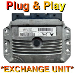 Renault ECU Valeo V40 | 237101370R | 237101353R | V29009794A | Plug+Play Exchange unit