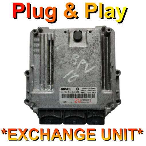 Renault / Vauxhall ECU 0281014648 | 8200666516 | 8200823728 | EDC16CP33 | Plug+Play Exchange unit