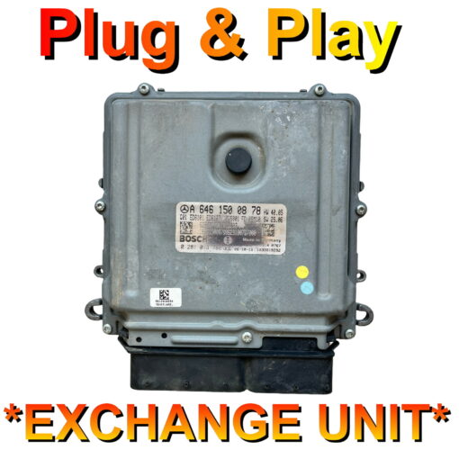 Mercedes ECU Bosch EDC16CP31 | A6461500878 | 0281013786 | Plug+Play Exchange unit