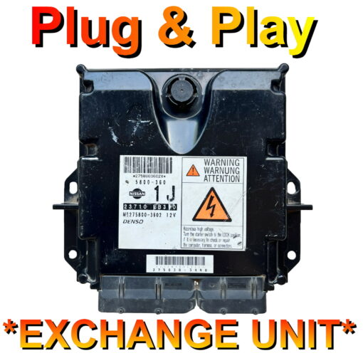 Nissan Navara ECU Denso 23710 EB310 | 1J | MB275800-3602 | Plug+Play Exchange unit