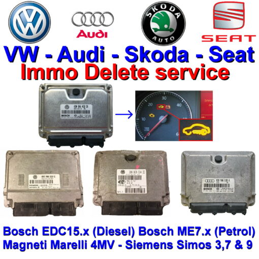 Audi Seat Skoda VW ECU Bosch ME7.1 | ME7.5 | ME7.5-1M | ME7.5.10 | ME7.5.11 | ME7.5.20 | Programming Service