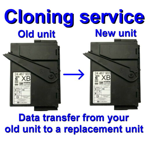 Vauxhall | Corsa | Meriva | Astra | Vectra | Zafira | Vivaro | Antara BCM Cloning service - Image 7