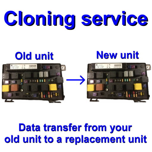 Vauxhall | Corsa | Meriva | Astra | Vectra | Zafira | Vivaro | Antara BCM Cloning service - Image 3