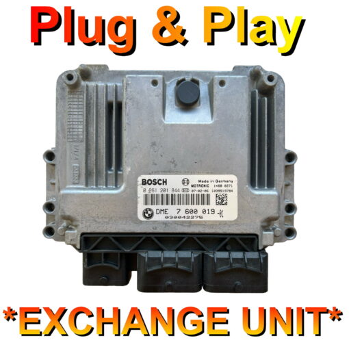 BMW Mini Cooper ECU Bosch 0261201844 | DME7600019 | MEV17.2 | Plug+Play Exchange unit