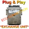 Fiat / Peugeot / Citroen ECU HW9661256980 | SW9663289080 Plug+Play Exchange Unit