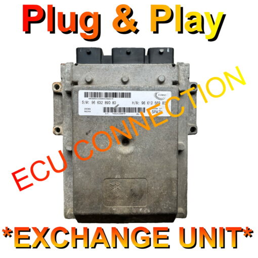 Fiat / Peugeot / Citroen ECU Visteon HW9661256980 | SW9663289080 | DCU-102 | Plug+Play Exchange unit