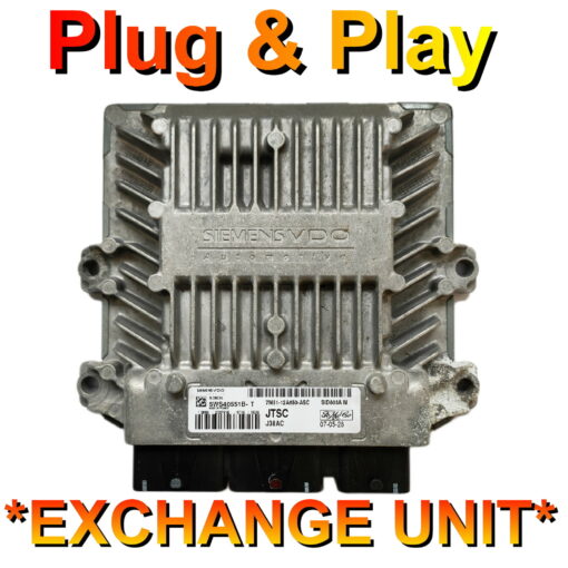 Ford Focus ECU Siemens SID803A | 5WS40551B-T | 7M51-12A650-ASC | JTSC | Plug+Play Exchange unit