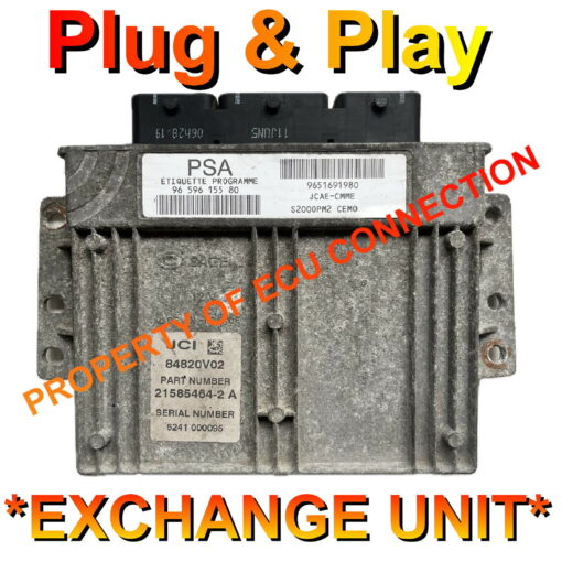 Peugeot ECU Sagem S2000 | 9659615580 | 9651691980 | Plug+Play Exchange unit