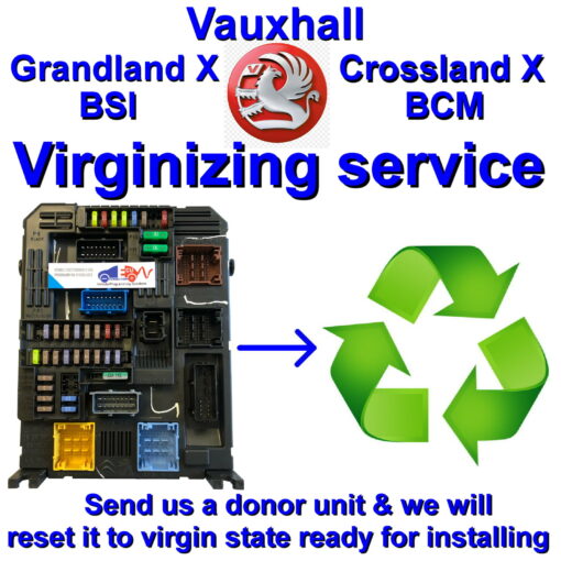 Vauxhall Grandland X - Crossland X Delphi BSI-EL3 | BSI / BCM (Body Control Module) | Programming Service