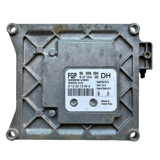Vauxhall Opel Astra H Zafira B Z16XER ECU Siemens | 5WK9419 | 55559394 | DH | SIMTEC75.5 | Tech2 Reset - Image 2