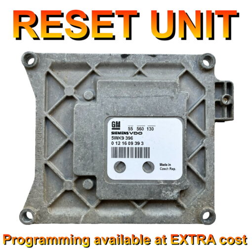 Vauxhall Opel ECU Siemens 5WK9396 | 55560130 | Tech2 Reset | Programming avail