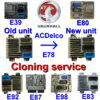 Vauxhall Opel ACDelco ECU E98 E80 E39 E78 E87 E83 Cloning service