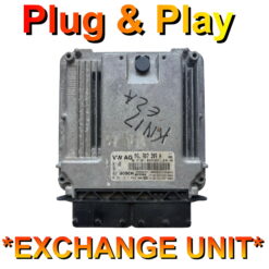 VW Audi ECU Bosch MED17.1.10 | 0261S11842 | 06L907309A Plug+Play Exchange unit