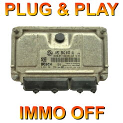 Volkswagen Audi ECU Bosch 0261201666 | 03C906057AL | ME7.5.20 | Plug+Play Immo off