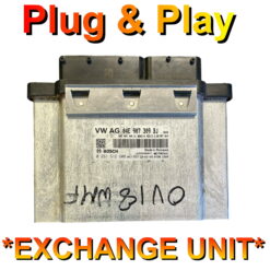 VW Audi Seat Skoda ECU Bosch 0261S12608 | 04E907309BJ | MED17.5.25 | Plug+Play - Exchange unit