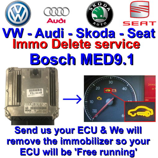 Audi Seat Skoda VW ECU Bosch MED9.1 | Programming Service