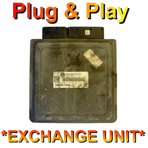 VW Siemens ECU 03G906018FC | 5WP45572AB | SIMOS PPD1.2 | Plug+Play - Exchange unit - Image 2