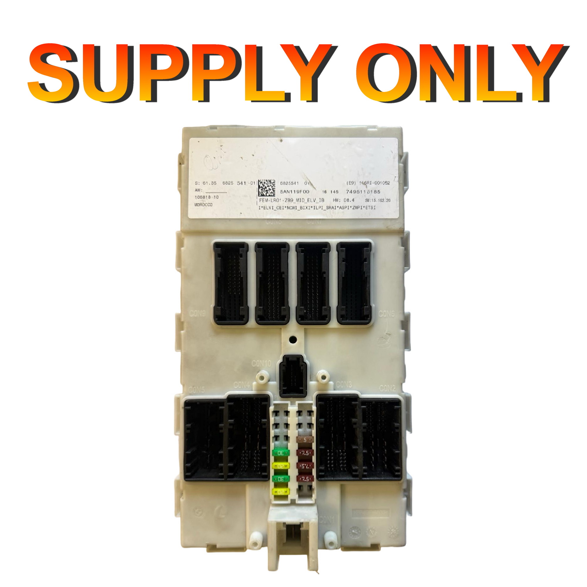BMW FEM BDC BCM | 61.35 6825 541 | Plug+Play Exchange Unit - Image 2