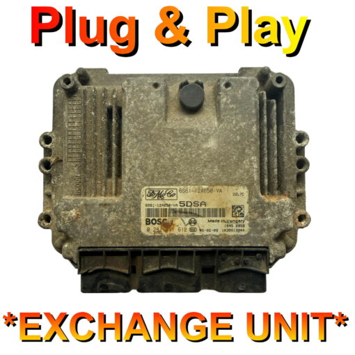 Ford Bosch ECU 0281011612 | 6S61-12A650-VA | 5DSA | Plug+Play | Exchange Unit
