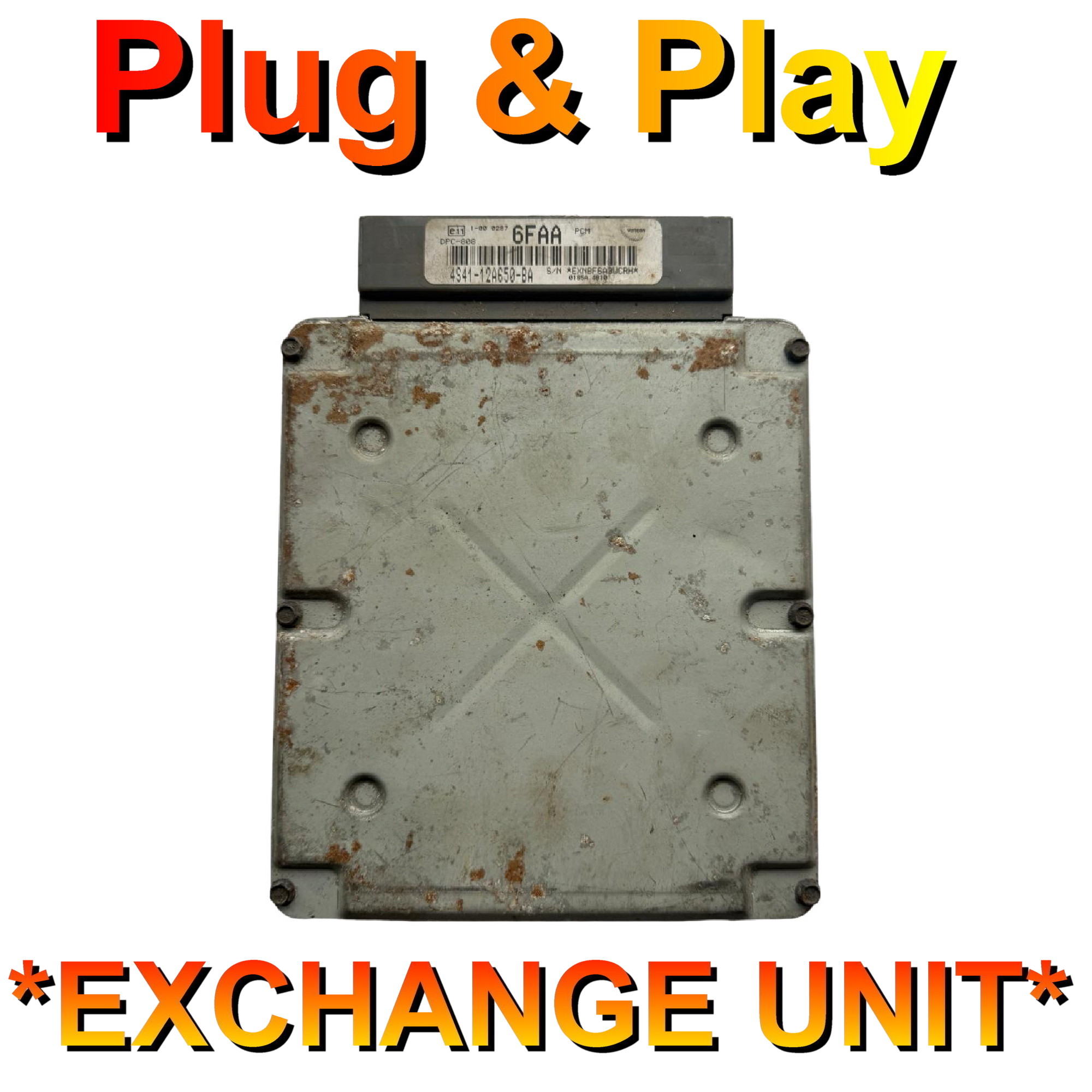 Ford ECU Visteon | 4S41-12A650-BA | 6FAA | Plug+Play Exchange unit