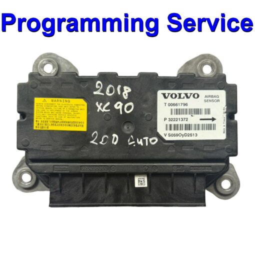 Volvo XC60 Airbag ECU | P32221372 - Programming / Reset / Repair Service