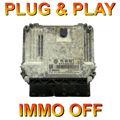 VW Skoda ECU Bosch 0281015023 | 03G906056L | EDC16U34 | Plug+Play Immo off 'Free running'