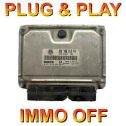 VW Audi Seat Skoda ECU Bosch 0281010686 | 038906012FN | EDC15VM+ | Plug+Play Immo off 'Free running'