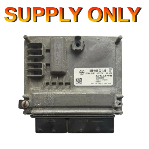 VW Audi Seat Skoda ECU Delphi 03P906021BC | 03P906021AB | 28307374 | HW H06 | DCM3.7 Supply Only